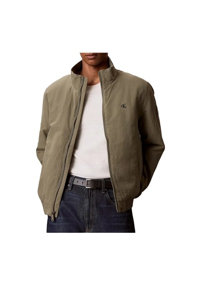 Calvin Klein Ls Padded Nylon Harr, Ldy Haki Erkek Ceket Yeşil