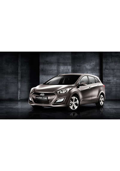Hyundaı İ30 Statıon Wagon 2012-17 Uyumlu Kokusuz Kaucuk Sıyah 3D