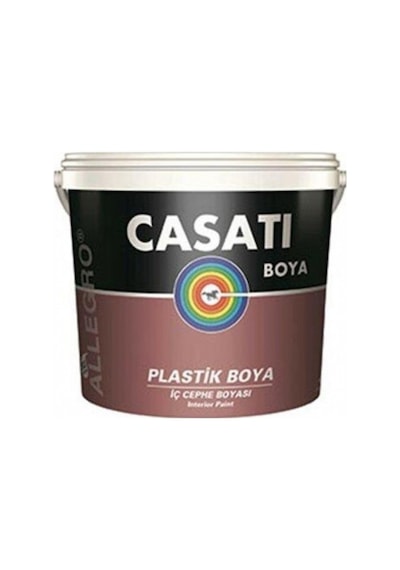 Casati Allegro Plastik İç Cephe Boyası Beyaz 10 Kg 15250010001