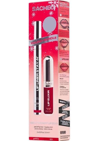 Sacheu Line & Shine Lip Duo Uzun Süre Kalıcı Dudak Şekillendirme Ve Parlaklık Seti 2x3.5ml Set 70918240