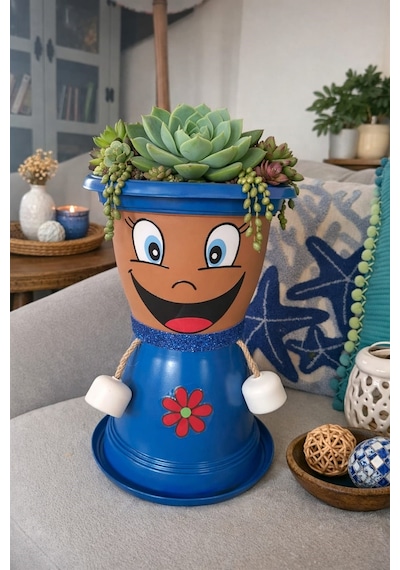 Mavişko Villa Dekoratif Saksı 1,7 Litre