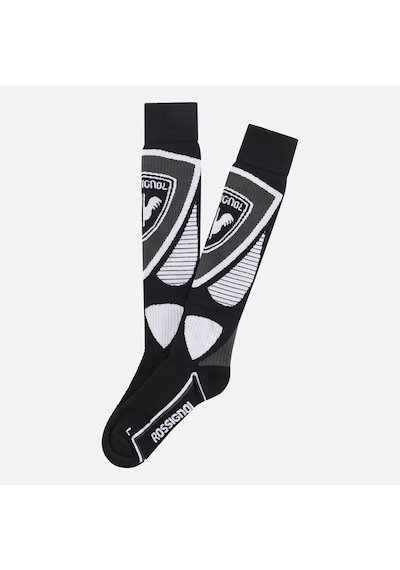 Rossignol L3 Wool Silk Unisex Siyah Kayak Çorabı Blk