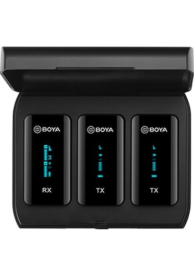 Boya By-xm6-k2 Ultra Kompakt İkili Kablosuz Yaka Mikrofon Kiti