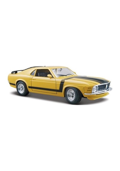 Maisto 1970 Ford Mustang Boss 302 1 24 Sarı Model Araba