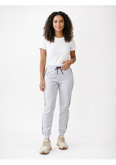 LOFT Jogger Fit Kadın Eşofman Altı Lf2042462 Q1.v1 Gri Melanj