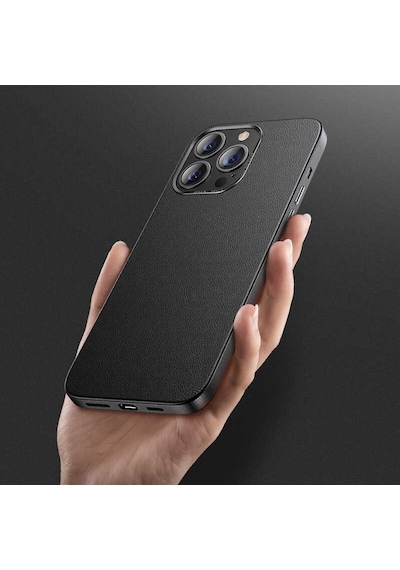 Benks Apple Uyumlu iPhone 13 Pro Kılıf Benks Magnetic Hakiki Deri Kılıf ZORE-219636