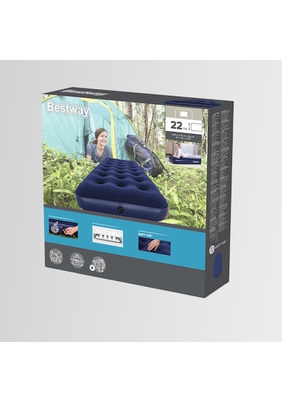 Bestway 67001 Tek Kişilik Şişme Yatak Lacivert
