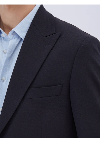 Kip Lacivert Mikro Modern Fit Takım Elbise Çok Renkli