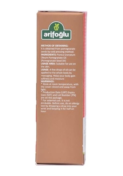 Arifoğlu Kuşburnu Çekirdeği Yağı 20ml - Soğuk Sıkım, Doğal Cilt Bakımı, Zengin Vitamin C Arifoğlu Rosehip Seed Oil 20ml - Cold Pressed, Natural Skincare, Rich İn Vitamin C