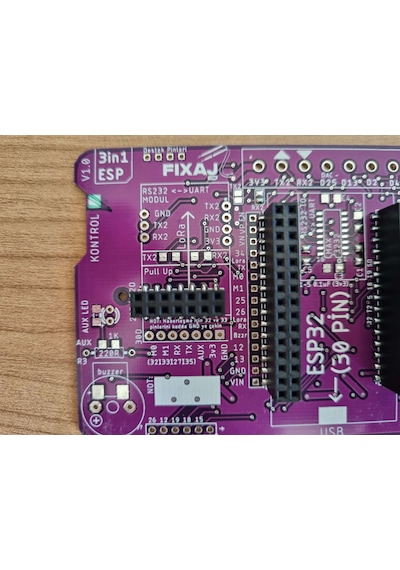 Fixaj 3In1 Esp32 Hazir Lehimli Pcb E22 Ve E32 Lora Modülleri Ile Uyumlu