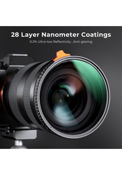 Nano-x True Color Değişken Nd Filtre 82 Mm Gri Filtre Nd2-32 1-5 Diyafram Seviyesi Ve Cpl Nötr Gri Filtre