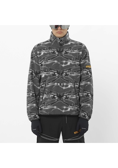 Salomon Salomon Fleece Slam Jam Erkek Sweatshirt Black Lc2719700 Çok Renkli