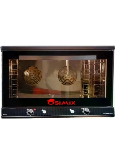 Osimix Konveksiyonel 4'lü Buharlı Patisserie Fırın 40x60 Cm Tepsi Kapasiteli - Poğaça,pasta,börek