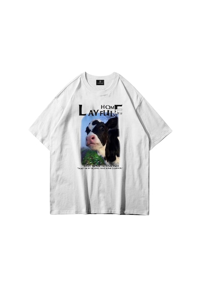 Tarzsokak Unisex Layful Tshirt Beyaz Beyaz