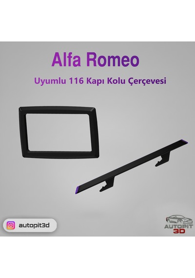 Alfa Romeo 116 Uyumlu Kapı Kolu Çerçevesi Kapı Kolu Çerçevesi