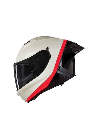 Nolan N60-6 Sport Verniciatura Speciale 347 Kapalı Kask Beyaz - Siyah - Kırmızı