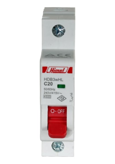 Himel 1x20A 4.5kA C Eğrisi Otomatik Sigorta