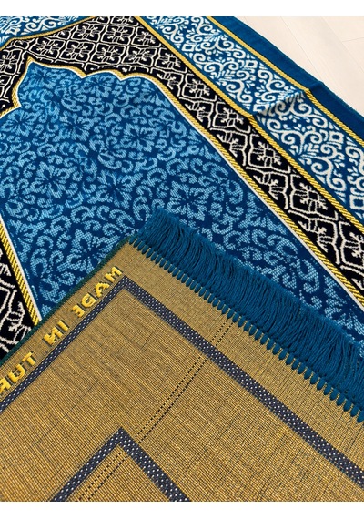 Kadife Seccade - 70x110 Cm - Yumuşak Ve Konforlu Koyu Mavi-km01