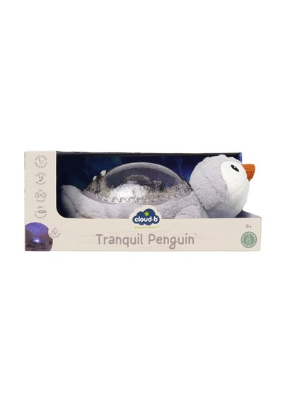 Cloud-b Ağlama Sensörlü ve Melodili Penguen Uyku Arkadaşı 31,5x30x12 CM