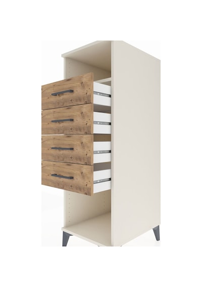 Kronos Dolap Tek Raflı 4 Çekmeceli 44x59x134 Aytaşı-çam Aytası