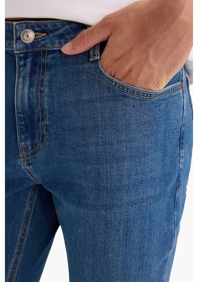 Defacto Sergio Regular Fit Normal Bel Boru Paça Jean Pantolon A6948ax26spnm28 Mavi-nm28