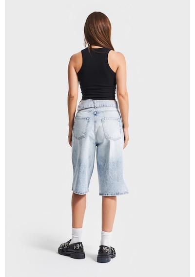 Itsbasic Kadın Snow Kot Rengi 4s5-3 Maxi Boy Kemer Detaylı %100 Koton Yüksek Bel Uzun Denim Şort Bermuda Kot Mavi Itsbasic Kadın Snow Kot Rengi 4s5-3 Maxi Boy Kemer Detaylı %100 Koton Yüksek Bel Uzun Denim Şort Bermuda Kot Mavi