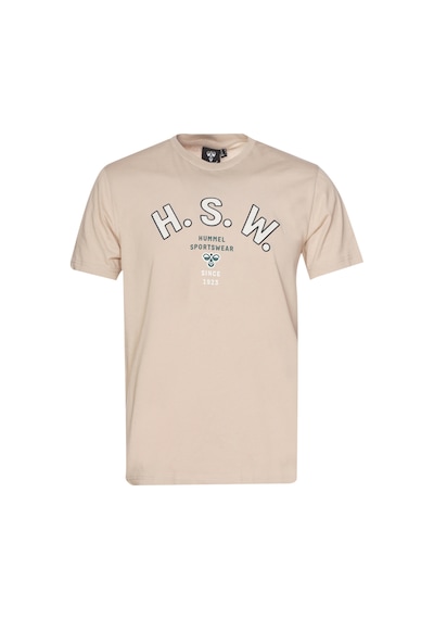 Hummel Hayes Kısa Kollu Tişört 912100-9033 Bej