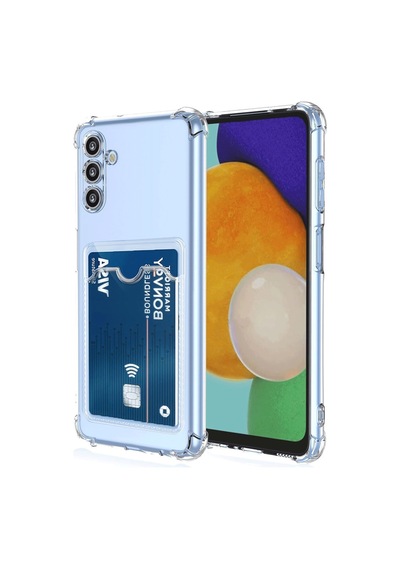 Samsung Galaxy  Uyumlu,  A26 Kılıf Kart Şeffaf Silikon - Şeffaf