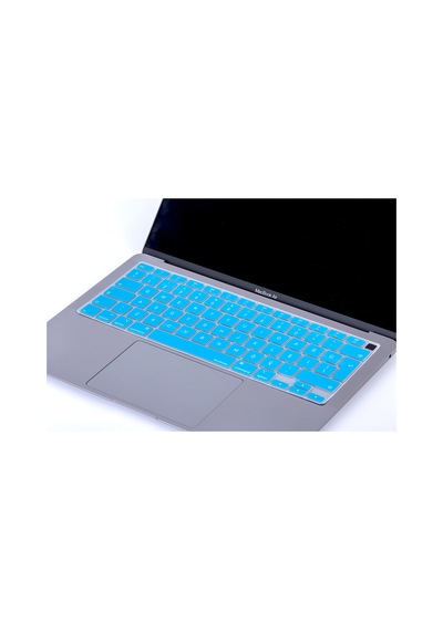 Laptop Apple Uyumlu MacBook Air 13Inc Klavye Koruyucu A2179 A2337 Türkçe Baskı Siyah