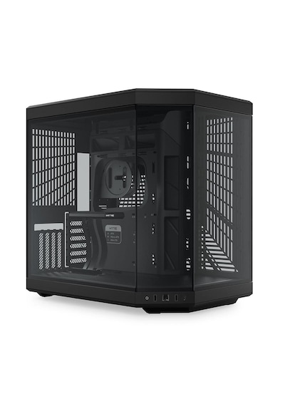 Hyte Y70 Pitch Black Temperli Cam Usb 3.2 E-atx Dual Chamber Mid Tower Bilgisayar Kasası