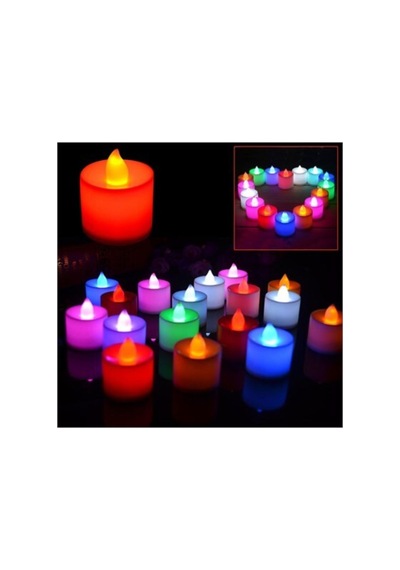 Mini Led Mum - Sarı 10 Adet Siyah