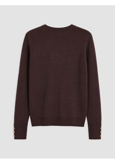 Lc Waikiki Lcw Everyday Bordo Bisiklet Yaka Kadın Triko Kazak Bordeaux