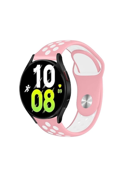 Forzacase Honor Watch Magic / Magic 2 46mm Uyumlu Delikli Silikon Kordon Kayış - Fc137 Pembe