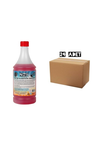 Ağır Yağ ve Radyatör Temizleme Sıvısı Koli İçinde 1 L 24 Adet