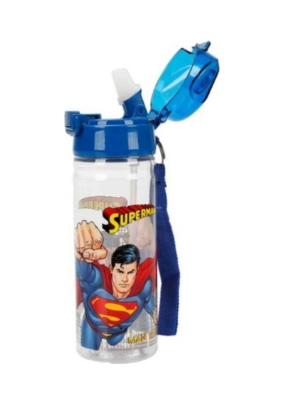 Superman Desenli Matara 500 Ml 3428 Mavi