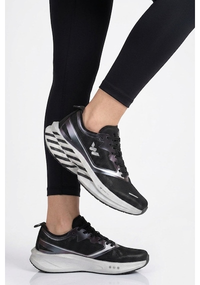 Siyah Gümüş Unisex Spor Ayakkabı Çok Renkli