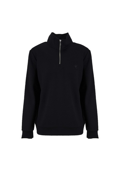 Fabrika Siyah Erkek Slim Fit Sweatshirt F6wm-swt 2051
