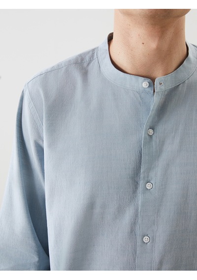 Lcw Vision Mavi Regular Fit Uzun Kollu Poplin Erkek Gömlek