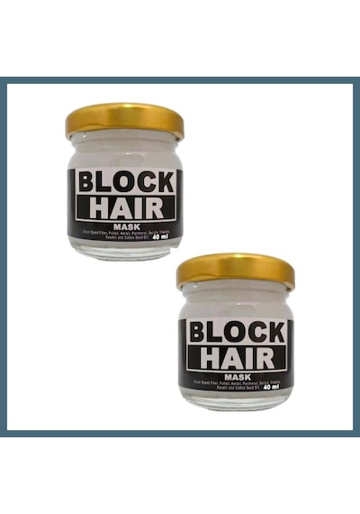 Bezos Süper Block Hair Saçlarınıza Derinlemesine Bakım Ve Canlılık Maskesi Kremi 40 Ml X 2 Adet Agc