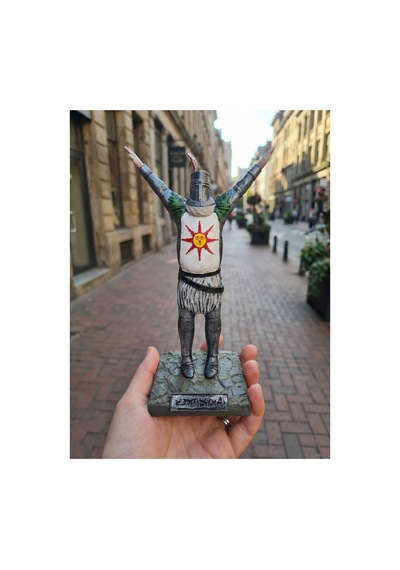 Eselya3d Dark Souls Figür, Solaire Of Astora Heykeli, Souls Fan, 20cm, Fanart