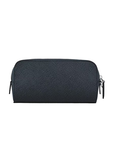 Montblanc Sartorial Deri Küçük Boy Bakım Çantası 221696 Lacivert