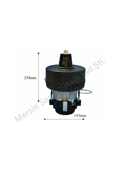 Ametek 220v 1200w Çift Fanlı Separatörlü Elektrikli Süpürge Motoru