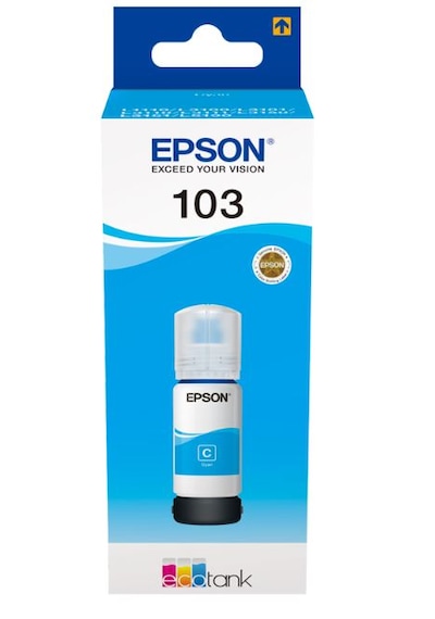 Epson 103  4 Renk Mürekkep Seti Siyah, Mavi, Kırmızı, Sarı - L3110 L3150 L3250 L3251 L1110 Yazıcı Uyumlu