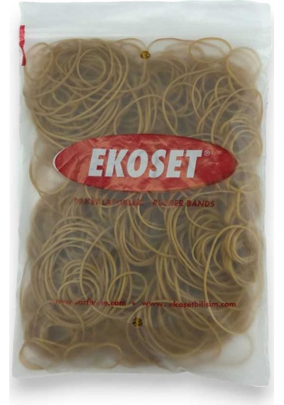 Ekoset Karışık Boylarda İnce Paket Lastikleri 500 Adet