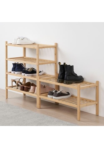 Ikea Vasskar Ayakkabılık, Bambu, 60 Cm