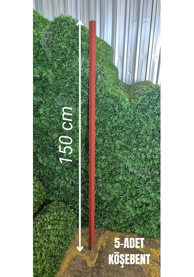 Köşebent Demir Sivri Antipaslı- 30 X 30 -3mm 150 Cmyükseklik 5 Adet
