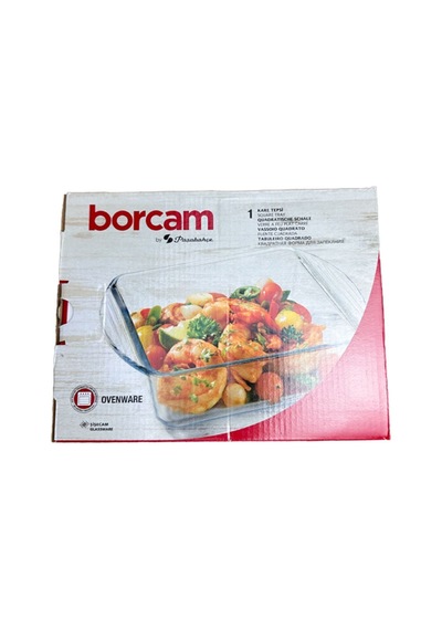 Airfryer Uyumlu Kare Borcam Şeffaf