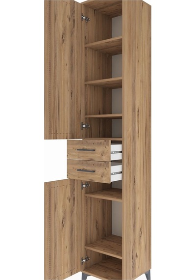 Hyperion Dolap 6 Raflı 2 Çekmeceli 2 Kapaklı 44x44x243 Çam-çam Çam Hyperion Dolap 6 Raflı 2 Çekmeceli 2 Kapaklı 44x44x243 Çam-çam Çam