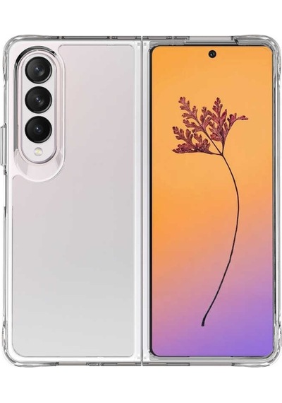 Galaxy Z Fold 4 Kilif Zore Vonn Seffaf Sert Silikon Kilif 559749424