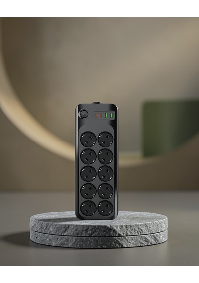 10'lu Grup Priz Termal Korumalı 2500w Usb Type-c Uczzz10lupriz-1